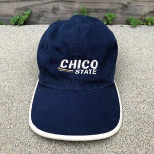 90s Y2K GEAR FOR SPORTS CHICO STATE UNIVERSITY Baseball Hat Men's Blue One Size‌